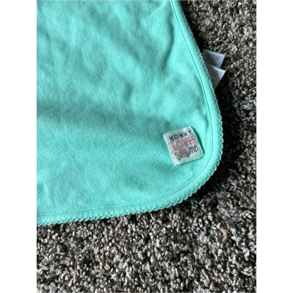Carter’s Just One Year Reversible Floral Flowers Baby Blanket Mommy Loves Me